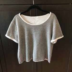 Marine Layer Sweatshirt Crop Tee